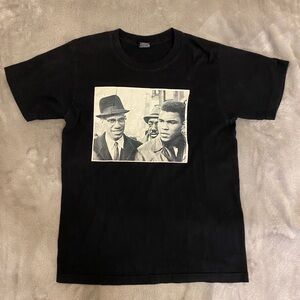Vintage Mohamed Ali Malcolm X T Shirt